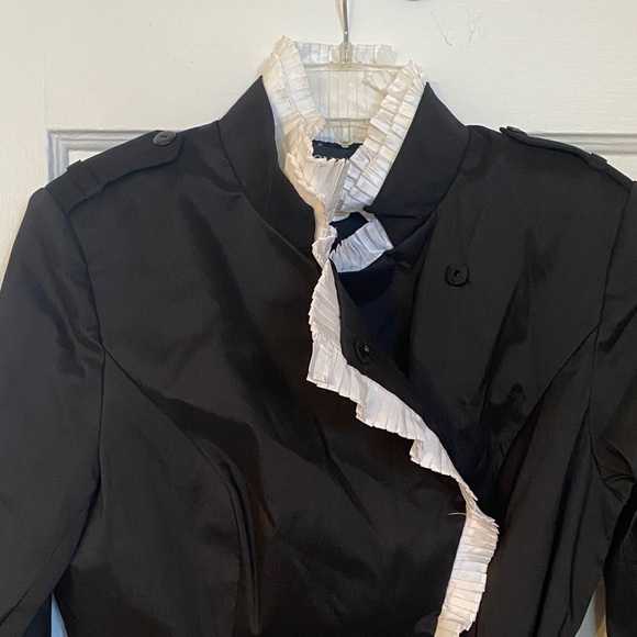 Jovani Jacket Black/White - Picture 3 of 8